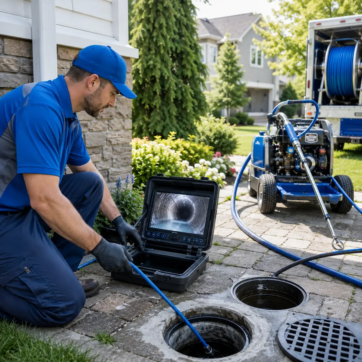 Outdoor drain cleaning professionals serving Wellersburg, PA